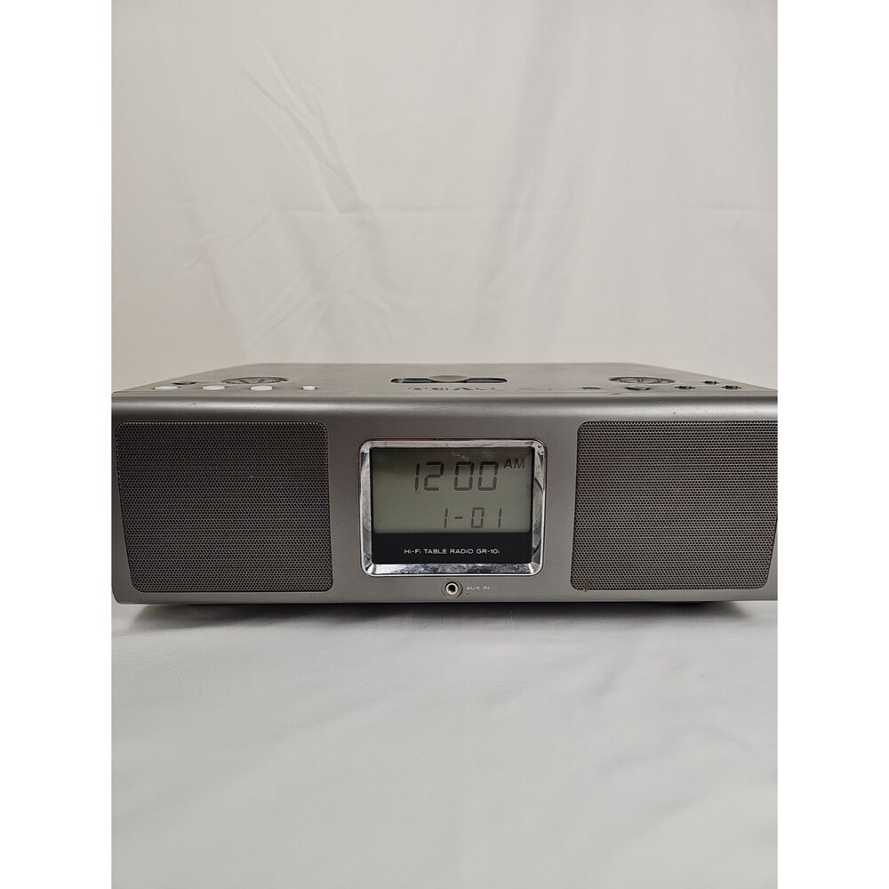 TEAC GR-10i Hi-Fi Table Radio Alarm Clock iPod Dock Remote Tested